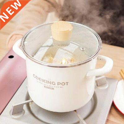 Porcelan enamel stew soup pot noodles thcked Japanese