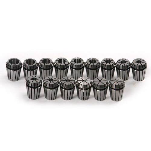 15Pcs ER25 Collet Tool Precision Spring Collet Set from 2mm