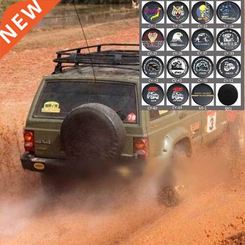 Universal Spare Wheel Tire Cover PVC Leather For Jeep Ford N