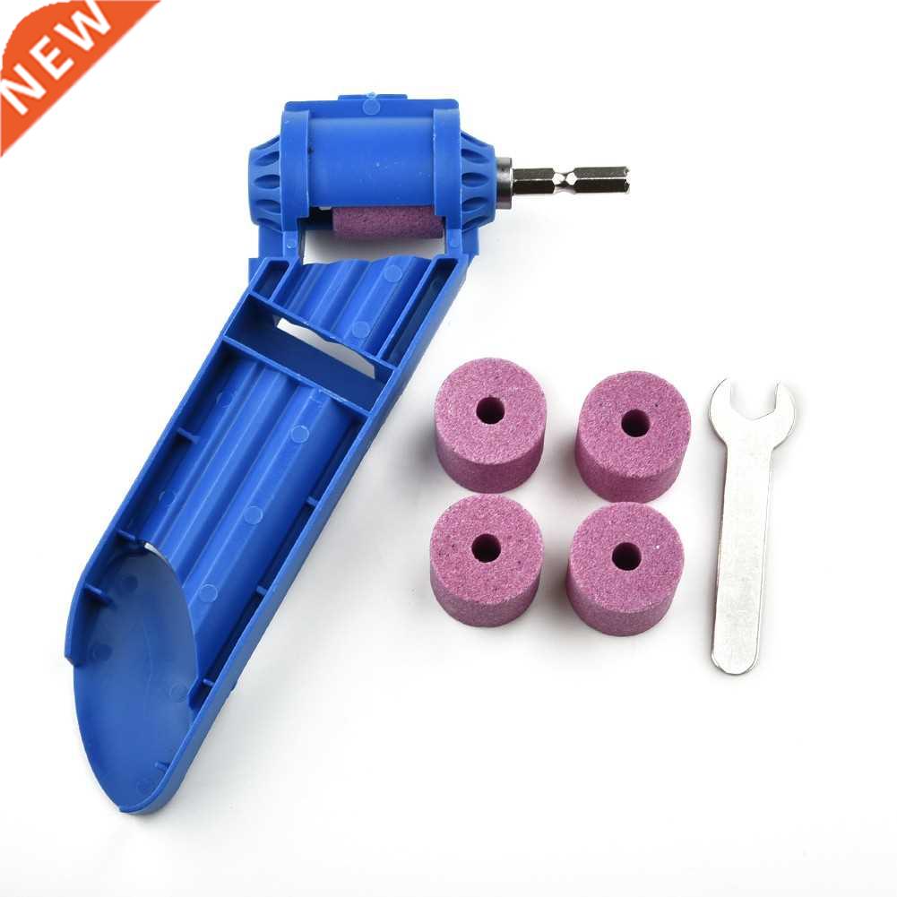 6Pcs/set Portable Drill Bit Sharpener Corundum Grinding Whee