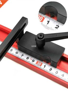 Black Aluminum Alloy 45 Type T Track Miter Track Stop for T