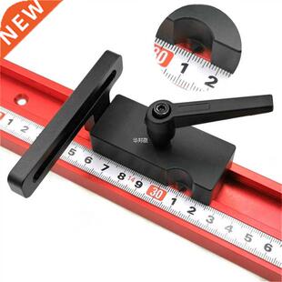 Black Aluminum Alloy 45 Type T Track Miter Track Stop for T