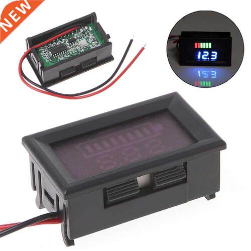 12V Lead-Acid Battery Power Capacity LED Indicator Voltmeter