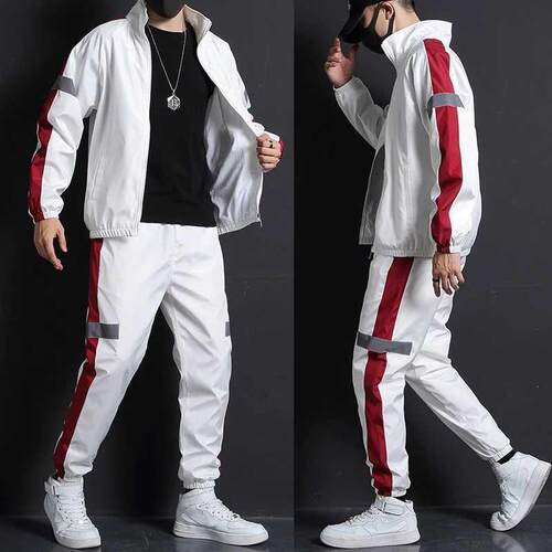 Men Jacket Tracksuit Casual Sports Suit Men's Fashion Spring