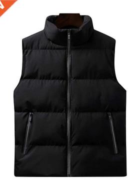 2021 New Men's Jacket Winter Male Vest For Down Cotton Casua