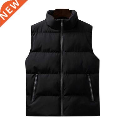 2021 New Men's Jacket Winter Male Vest For Down Cotton Casua