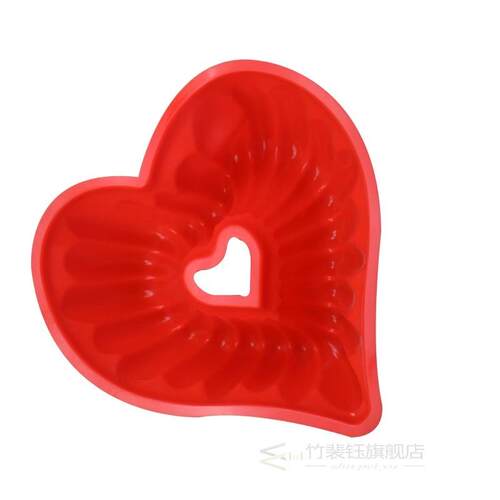 Toast Bread Silicone Mold Heart Hollow Shape DIY Jelly Puddi