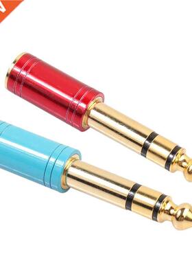 Hot 6.5mm 6.35mm 1/4inch Mle to 3.5mm 1/8inch Femle Jck