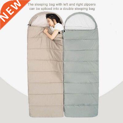Winter Down Sleeping Bag Thickening Warm 4 Season Single