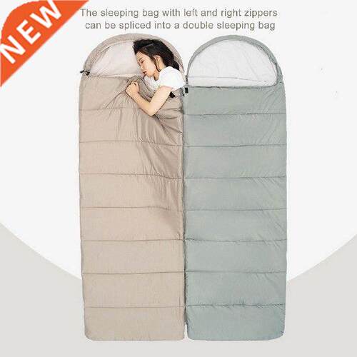 Winter Down Sleeping Bag Thickening Warm 4 Season Single