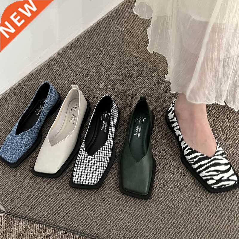 2022 Spring Summer New Mary Janes Flats Shoes Lolita Retro W