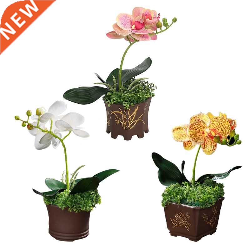 Artificial Phalaenopsis Potted Simulation Flower Plant Pot