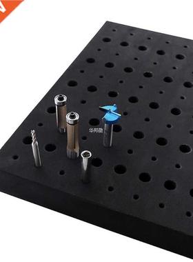 110 Holes Router Bit Tray Storage Holder 适用于 1/4'' 1/2''