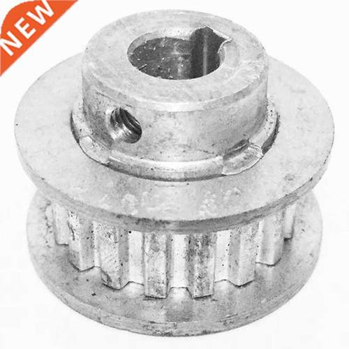 2Pcs Metal Synchronous Pulley Gear Motor Belt Gear Drive Whe