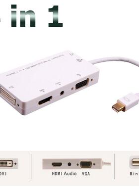 4 in 1 Mini DP Thunderbolt Displayport to HDMI VGA DVI AUDI