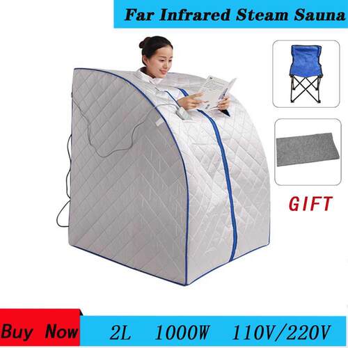 110V/220V Steam Sauna Cabin Portable Folding Sauna Steamer