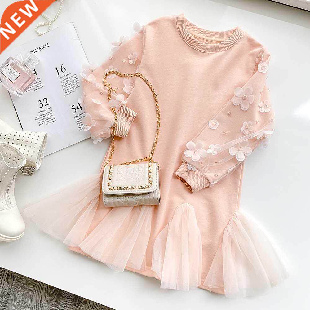 New Girls Fashion Dress Kids Cotton Dresses for Girls Winter