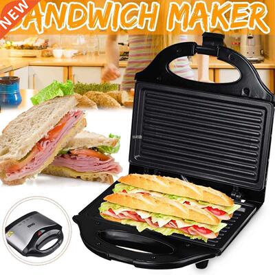 750W Electrc Stanless steel Sandwch Maker Machne Toaster