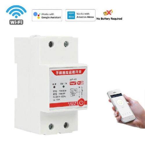 Din Rail Single Phase Reset Zero Energy Meter Tuya WIFI