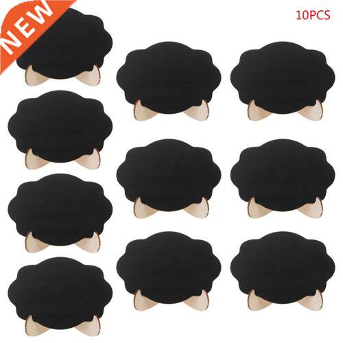 10pcs Wooden Blackboard Cloud Shape Table Sign Memo Message