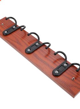 Practical Clothes Hanger Wall-mounted Hook Wooden Hook