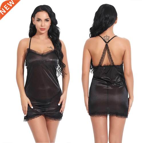 Erotic Lingerie Sexy Sling Lace Nightdress Women's Lingerie