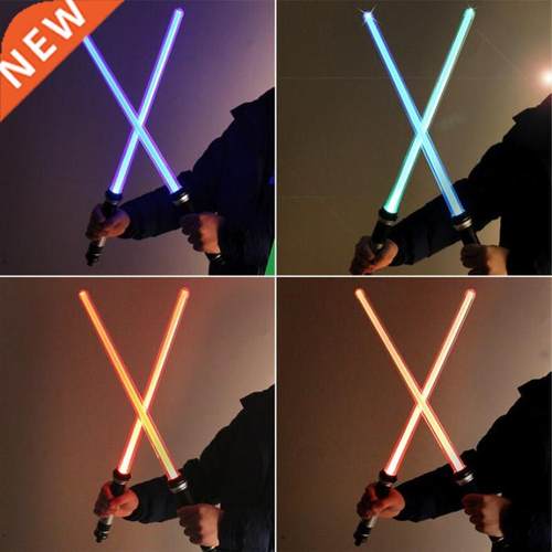 2 pieces/lot Flashing Ninja Swords Cosplay Light saber LED S