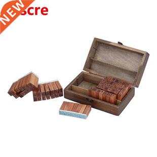 Letter Number Stamp Stamper Set Vintage Sturdy DIY Crafting