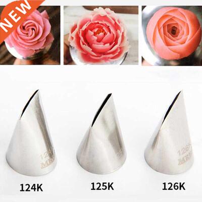 1Pc Rose Petal Nozzles Stainless Steel Pastry Nozzle