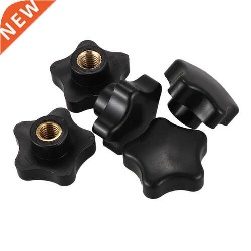 5pcs M10 Female Thread 9mm Plastic Star Head Screw On