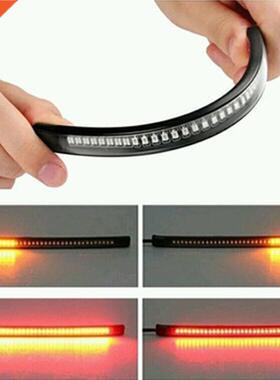Flexible 48 LED Motorcycle Light Bar Strip Tail Turn Signal