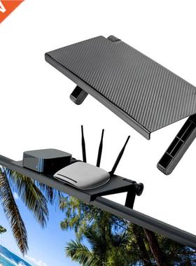 Adjustable TV Screen Top Storage Shelf Rack Holder Computer