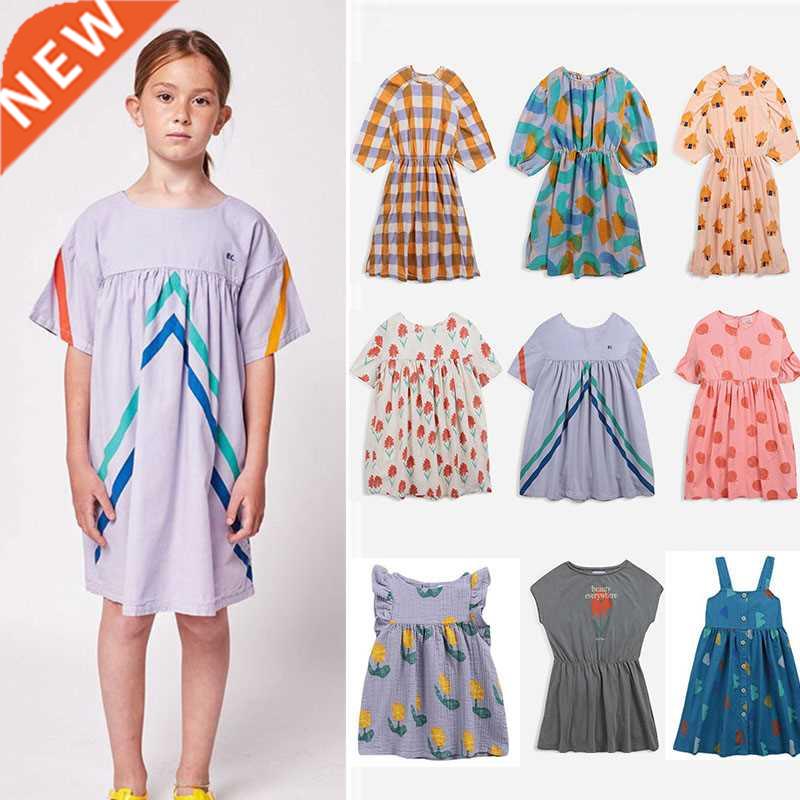 EnkeliBB Children Girl Summer Dresses Cotton Fashion Brand D图片