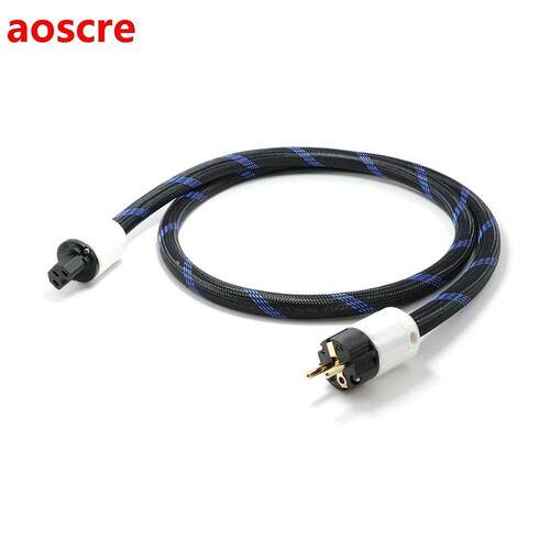 D503320E EU Schuko Power cale 5N OFC AC Mains Power Cord HI