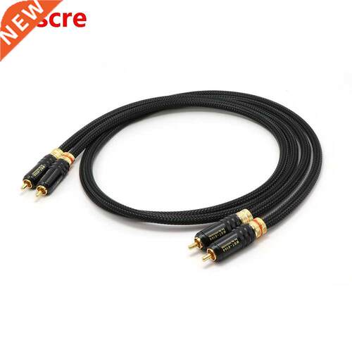 Pair Rca Cable  Grade Silver Plated RCA Male to Male Cabl
