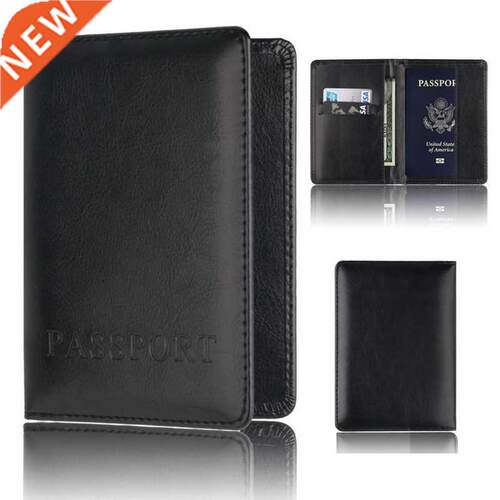 Casual PU Leather Passport Covers Travel Accessories ID Bank