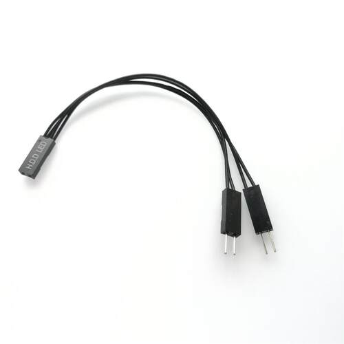 10pcs Motherboard HDD LED Cable 2Pin 1 to 2 Splitter Support