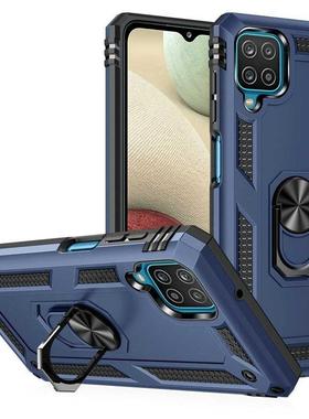 Shockproof Armor Metal Magnetic Case For Samsung Galaxy A12