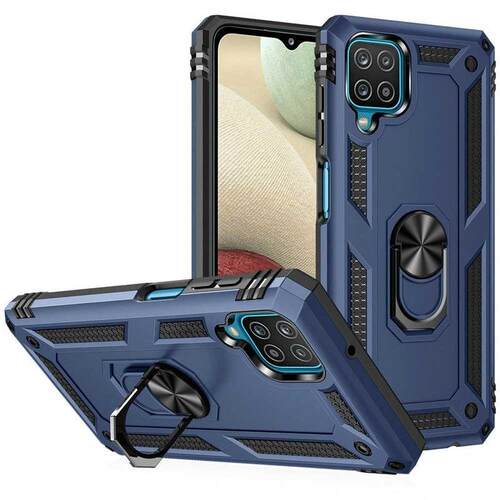 Shockproof Armor Metal Magnetic Case For Samsung Galaxy A12