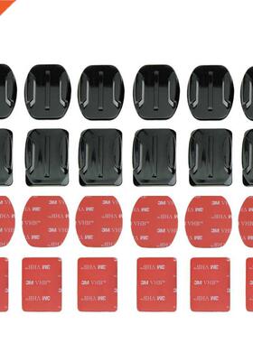 Adhesive Mounts For GoPro 7 6 5 4 3 Curved Flat Mounts 3M St