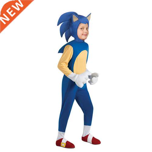 Deluxe Sonic The Hedgehog Costume Children Game Character C