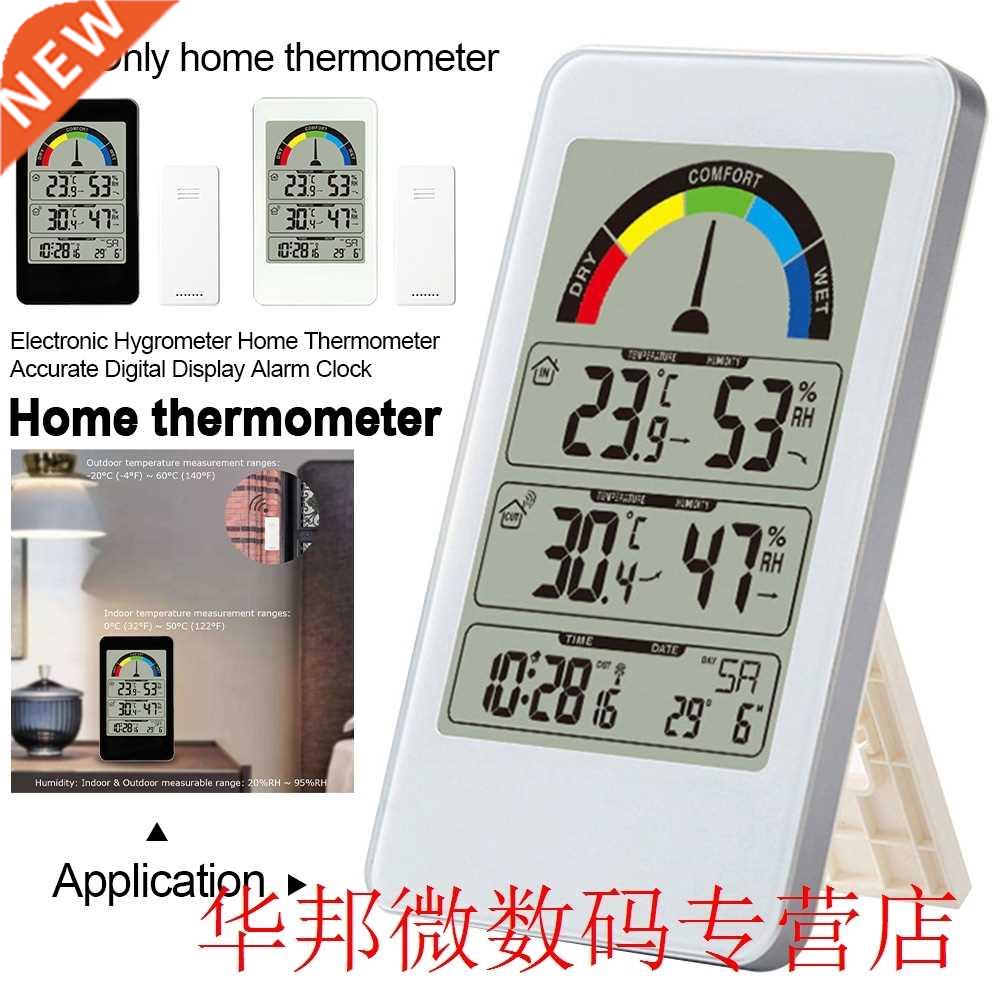 Accurate Home Thermometer Calendar Alarm Clock Comfort Indic