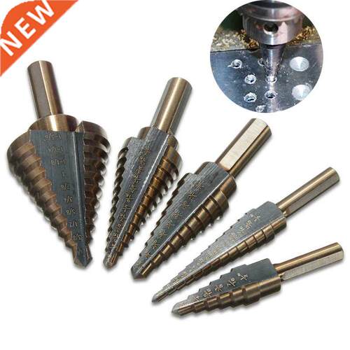 HSS 4241 5pcs Inch Hss Cobalt Step Drill Bit Set Multiple Ho