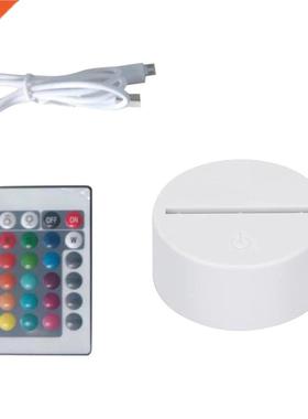 USB LED Lamp Base 3D LED Lamp Base Table Night Light Base 7
