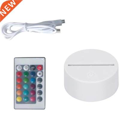 USB LED Lamp Base 3D LED Lamp Base Table Night Light Base 7
