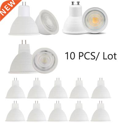 10pcs Dimmable MR16 GU10 GU5.3 Lampada COB LED Bulb 7W 220V