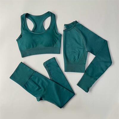 2/3/4pcs Seamless Yoga Set Women Gym Clothes Sportswear Yoga