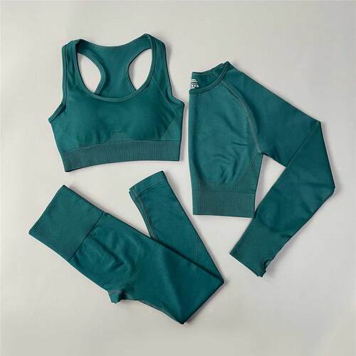 2/3/4pcs Seamless Yoga Set Women Gym Clothes Sportswear Yoga