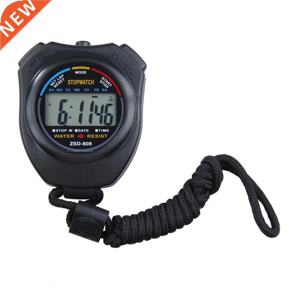 Sports Stopwatch LCD Sports Stopwatch Chronograph Counter Ti