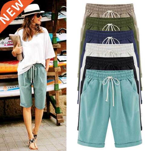 Summer Women casual pants five-cent thin pants plus size